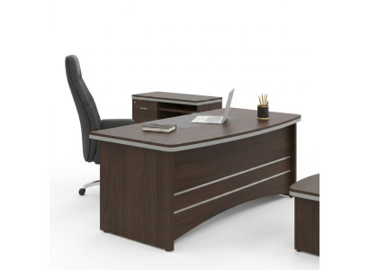 Bureau brun Mobilier de bureau Concepteur Patron Table Salle d'étude Table