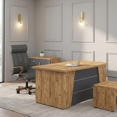 Bureau Mobilier de bureau Salle d'étude Bois Bureau informatique Table de bureau