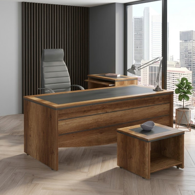 Salle d'étude Bureau Bois Bureau de bureau Mobilier de bureau Bureau de direction