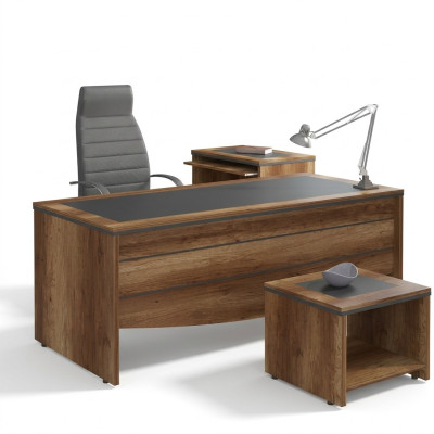 Salle d'étude Bureau Bois Bureau de bureau Mobilier de bureau Bureau de direction