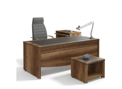 Salle d'étude Bureau Bois Bureau de bureau Mobilier de bureau Bureau de direction