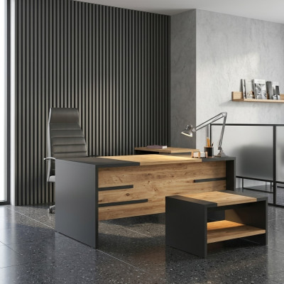 Bureau de design moderne Mobilier de bureau Table en bois nouvelles tables de chef de bureau