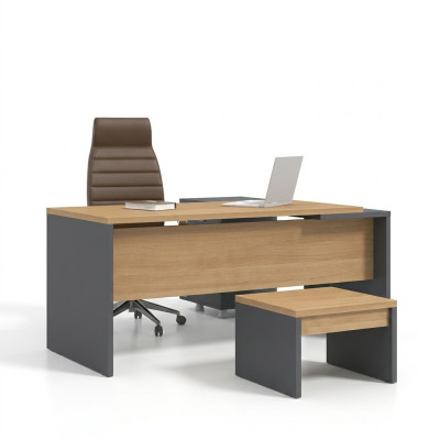 Bureau d'angle Mobilier de bureau Table en bois Table de travail Bureau de bureau Bureau