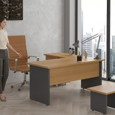 Bureau d'angle Salle d'étude Design Mobilier de bureau en bois Table de bureau