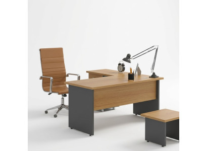Bureau d'angle Salle d'étude Design Mobilier de bureau en bois Table de bureau