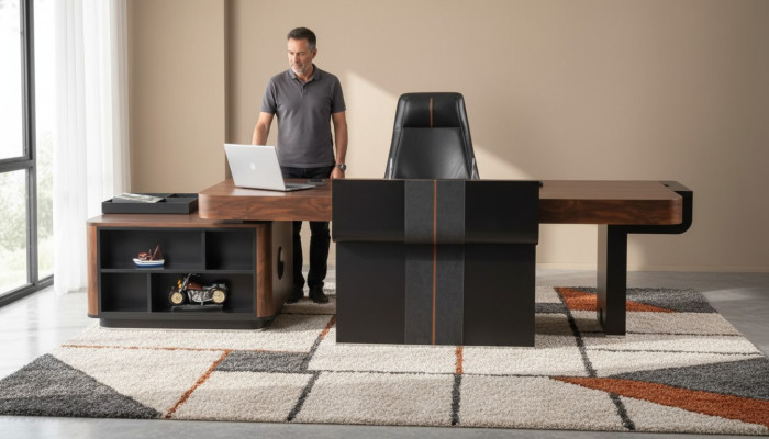 Table de travail de luxe Coin de table Bureau Table Bureaux Meubles
