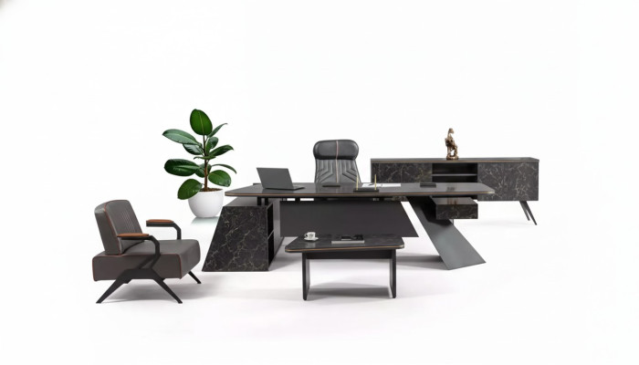 Mobilier de salle d'étude Collection de mobilier de bureau Ensemble de poste de travail Bureau neuf