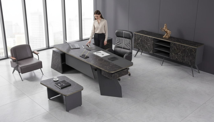 Table basse moderne, table d'appoint, mobilier de bureau pour étude ou bureau.