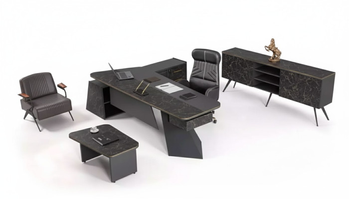 Table basse moderne, table d'appoint, mobilier de bureau pour étude ou bureau.