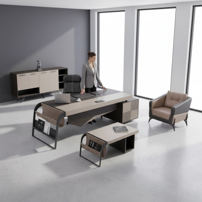 Armoire de bureau design Mobilier de bureau neuf Étagère de luxe Mobilier moderne Classeur