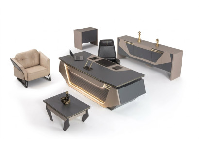 Table basse design en bois pour salle d'étude, nouveau mobilier de bureau.