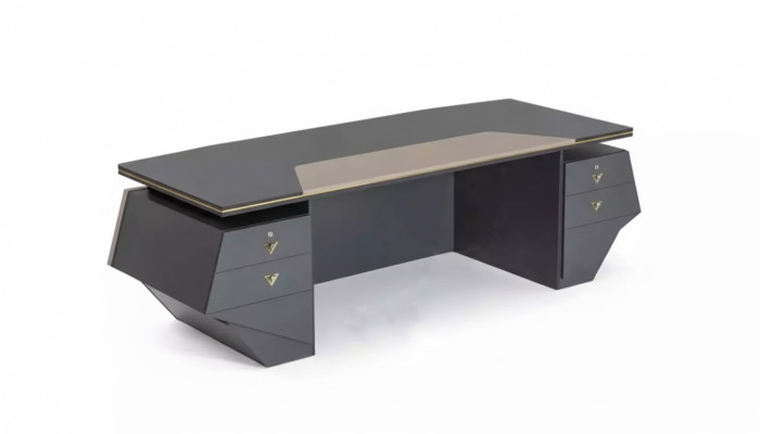 Bureau de direction de luxe Table xxl 260x100 Mobilier design Tables modernes