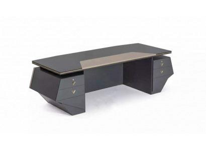 Bureau de direction de luxe Table xxl 260x100 Mobilier design Tables modernes