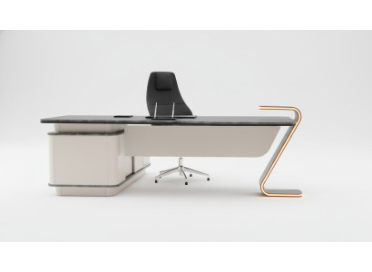 Bureau LED Éclairé Design Table Mobilier de Bureau Tables 250cm