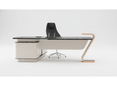 Bureau LED Éclairé Design Table Mobilier de Bureau Tables 250cm