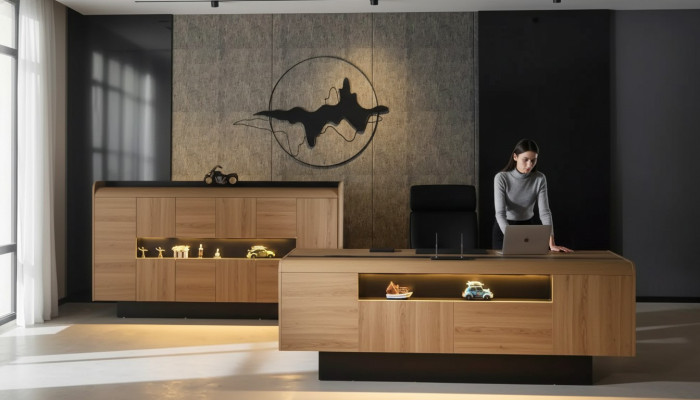 Bureau en bois de designer Meubles de salle d'étude Tables de luxe Bureau neuf