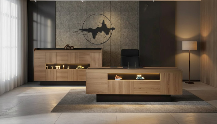 Bureau en bois de designer Meubles de salle d'étude Tables de luxe Bureau neuf
