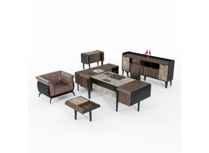 Mobilier de bureau Bureau de luxe Armoire de rangement Armoire de bureau neuf Ensemble moderne