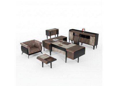 Mobilier de bureau Bureau de luxe Armoire de rangement Armoire de bureau neuf Ensemble moderne