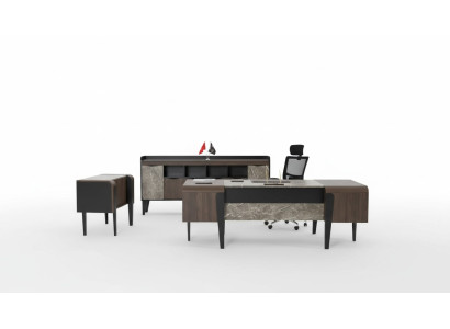 Bureau Mobilier Bureau Table Imitation Marbre Tables Mobilier de Bureau