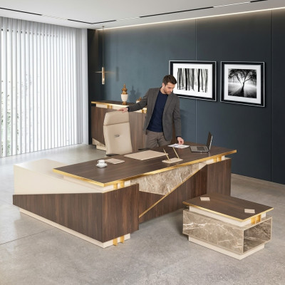 Table basse Bureau d'étude Mobilier de bureau Bois Luxe Table nouvelle Meubles de designer