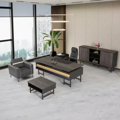 Bureau d'angle Armoire de bureau Table basse Mobilier de bureau moderne de design de luxe