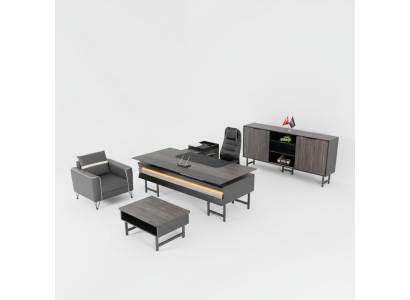 Bureau d'angle Armoire de bureau Table basse Mobilier de bureau moderne de design de luxe