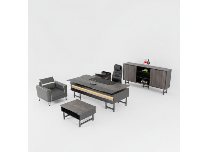 Bureau d'angle Armoire de bureau Table basse Mobilier de bureau moderne de design de luxe