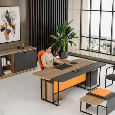Coin bureau Bureau d'étude Bureau de bureau Moderne Designer nouveau Mobilier
