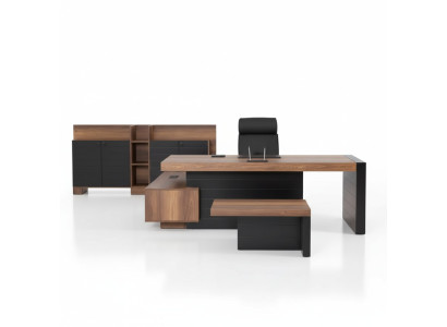 Coin bureau 240cm Mobilier de bureau Bureau Mobilier de bureau Bureau de designer