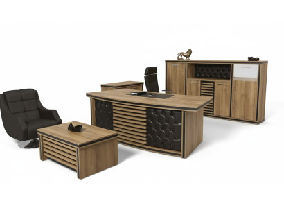 Ensemble de bureau complet, bureau, armoire de bureau, table basse, meubles design.