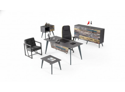 Salle d'étude Set Complet e Bureau meubles Bureau Armoire de bureau luxe