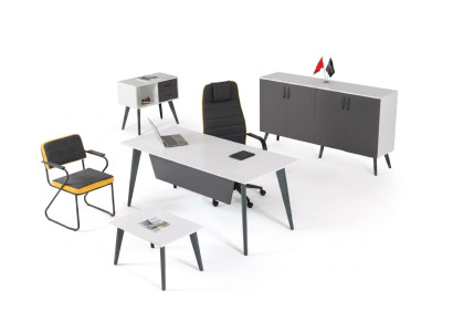 Set de bureau d'étude 4 pièces Bureau Bureau Bureau Meubles de designer neufs
