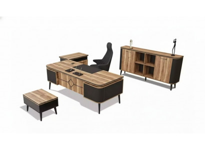 Armoire de bureau brun Étude Bureau Mobilier de bureau Armoire Étagère Designer