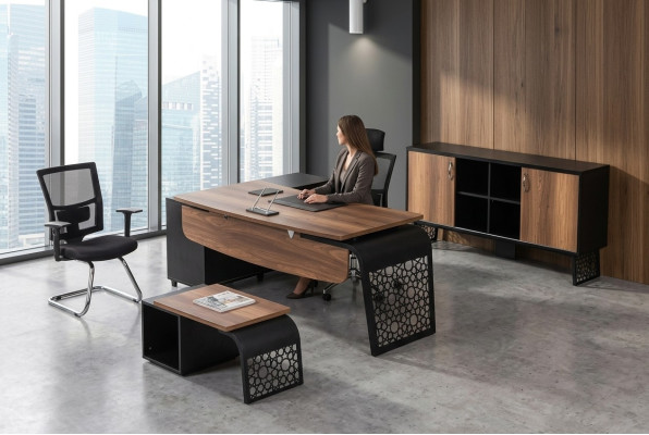 Armoire de bureau moderne Étagères Designer Armoire d'étude Mobilier de bureau Cabinet de classement