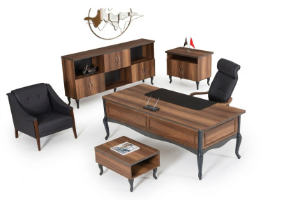 Mobilier de bureau complet classique Bureau Armoire de classement Mobilier de bureau
