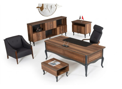 Étudier le bureau de luxe Table de design de bureau Mobilier de bureau Bureau exécutif