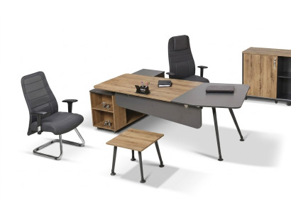 Coin bureau Table Bureaux 2 pièces Meubles Bureau exécutif