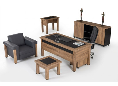 Ensemble de bureau de designer comprenant un bureau, une armoire, un ensemble complet de mobilier 4 pièces