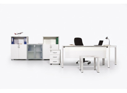 Grand Ensemble de bureau Mobilier de bureau Mobilier de salle d'étude Ensemble de 4 pièces Meubles