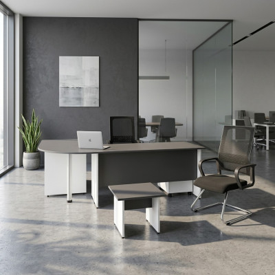 Ensemble de meubles de bureau Bureau Complet 2 pièces Bureau Mobilier Table basse Table