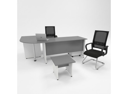 Ensemble de meubles de bureau Bureau Complet 2 pièces Bureau Mobilier Table basse Table