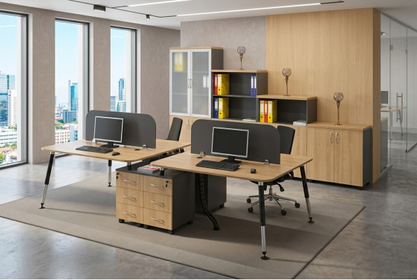 Grand bureau mobilier de bureau de luxe bureau de patron design