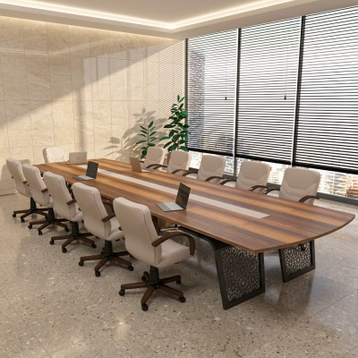 Grandes tables de réunion en bois pour le bureau, meubles de bureau, table de réunion, tables de réunion
