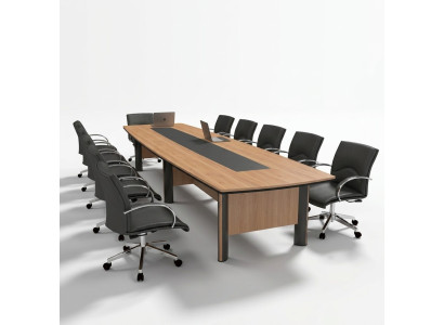 Grand table de réunion 500cm Table de conférence Mobilier de bureau Salle d'étude