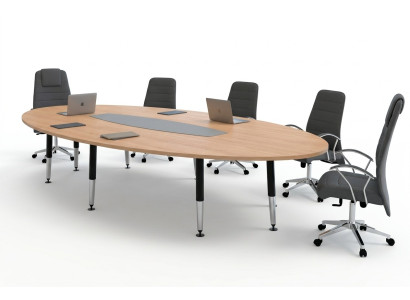 Table de conférence Designer Bureau Salle de travail 220x110 Mobilier Table Moderne