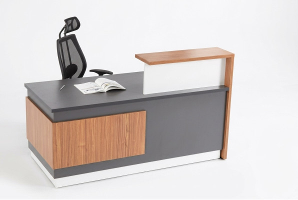 Comptoir Réception Table de réception Bureau Cabinet Disques Industrie Tables de bureau