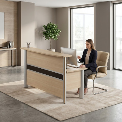 Réception Salle Bureau Mobilier Bureau Moderne Designer Tables de Réception