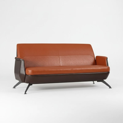 Meubles en cuir design moderne pour deux personnes pour la salle d'étude - canapé - meubles de bureau