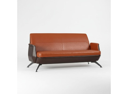 Meubles en cuir design moderne pour deux personnes pour la salle d'étude - canapé - meubles de bureau